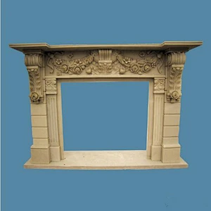 Cheap Artificial Marble Fireplace Mantel/fireplace surrounds