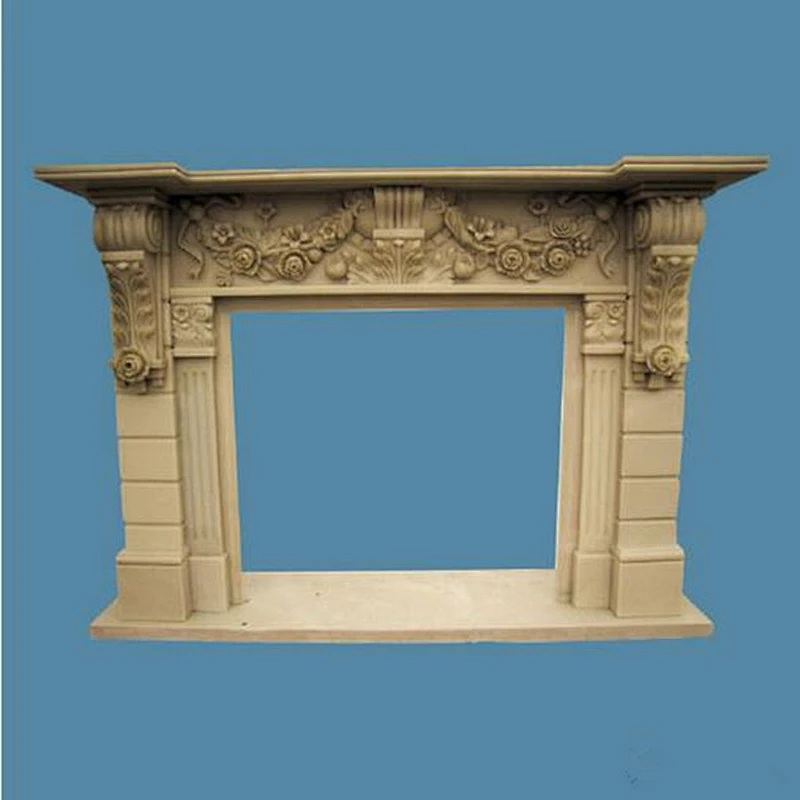Cheap Artificial Marble Fireplace Mantel/fireplace surrounds