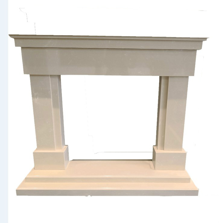 Classic Design Elegant Marble Fireplace/Indoor Freestanding fireplace