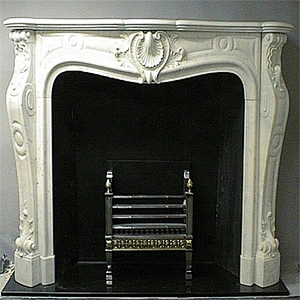 Marble Fireplace Mantle/white marble fireplace surrounds