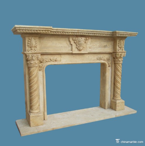 column fireplace fireplace mantel/pillar fireplace/pillar carved fireplace mantel