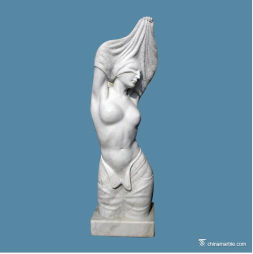 the female nude marble sculpture/stone sculpture garden/outdoor sculpture