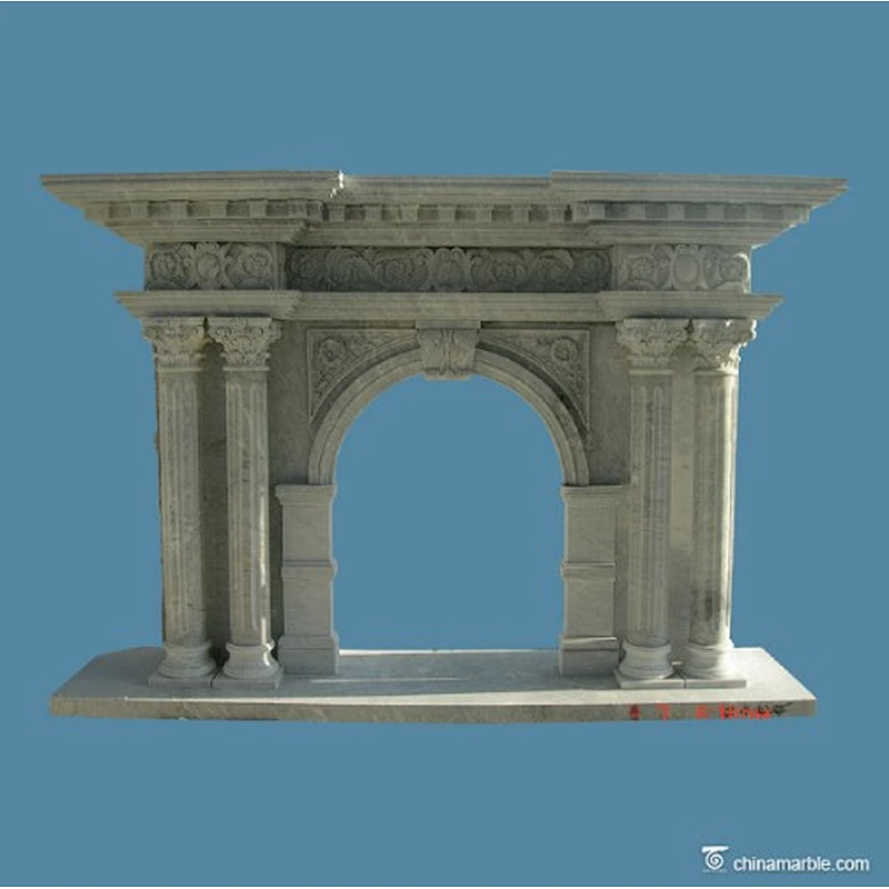 limestone fireplace mantel/natural stone fireplace surrounds