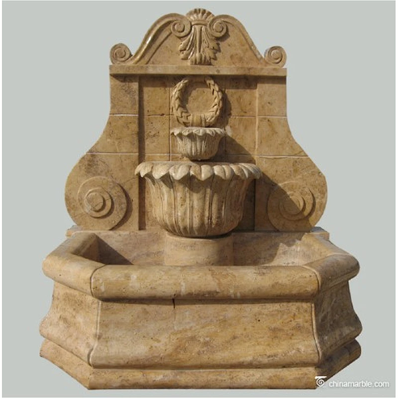 stone boy fountain garden outdoor/water wall fountain garden
