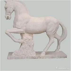 Horse Sculpture/Antique Horse Statue/marble animal statues