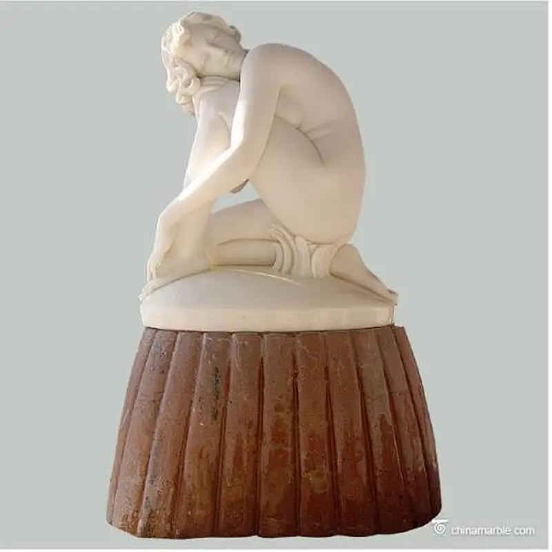 long hair lady statue/sexy lady statue/marble lady statue/stone sculpture