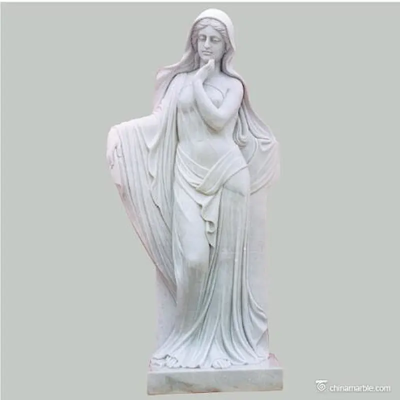 long hair lady statue/sexy lady statue/marble lady statue/stone sculpture