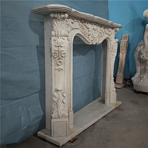 Antique Marble Fireplace Mental/white marble fireplace shelft