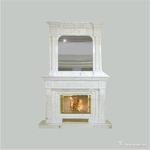 English Style Onyx Marble Antique Stone Fireplace For Sale/fireplace mantels