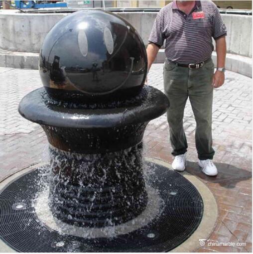 Black Stone Fountain/Stone Ball Fountain/Fengshui Fountain