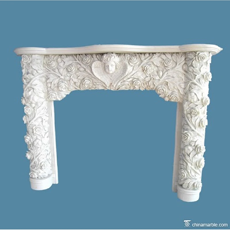 column fireplace fireplace mantel/pillar fireplace/pillar carved fireplace mantel
