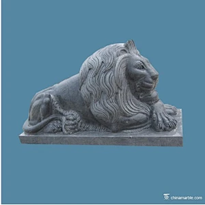 marble sleeping lion statue/antique marble statues