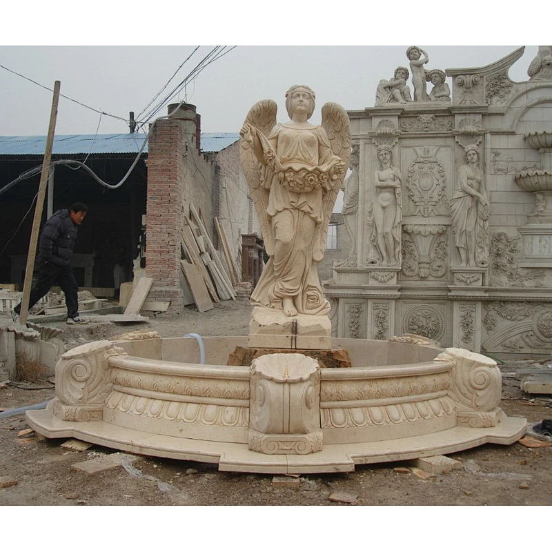large garden fountain statues/angel water fountain
