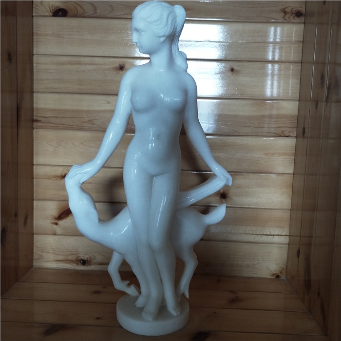Marble Stone Statue Of Beautiful Girl