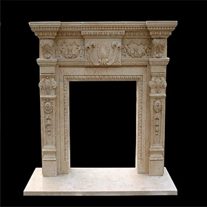 Antique Cantera Stone Fireplace Mantels For Sale/marble firplace shelft