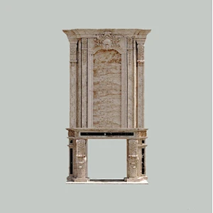 luxury fireplace mantel/indoor used fireplace mantel/marble fireplace surround