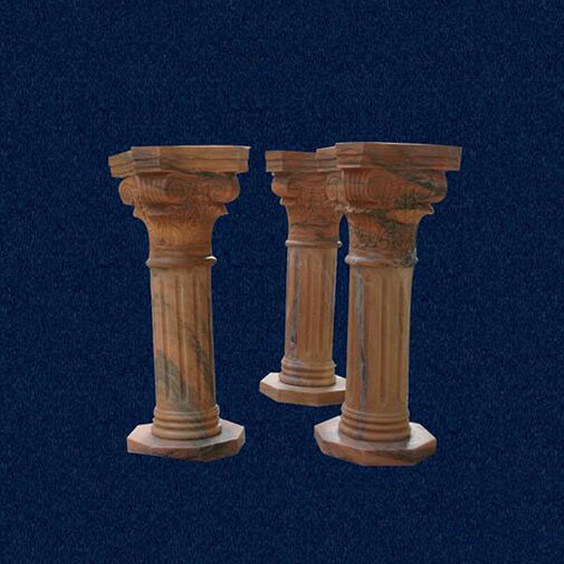 Hollow Roman Decorative Pillar Column In Stone