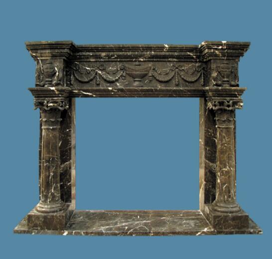 stone fireplace mantel/fireplace ornamental/cantera stone fireplace mantels
