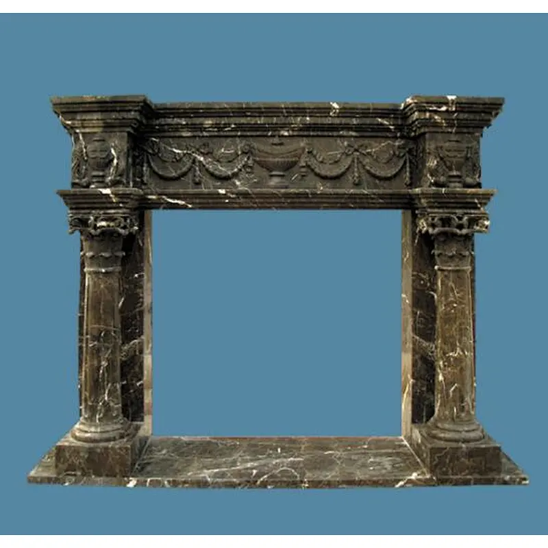 stone fireplace mantel/fireplace ornamental/cantera stone fireplace mantels