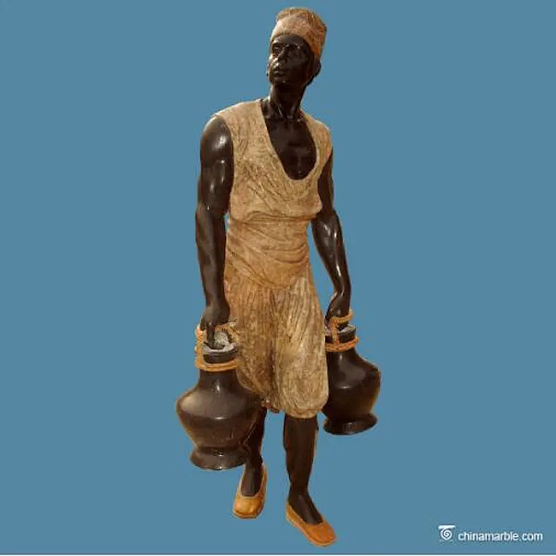 outdoor statue of Jesus Christ, the Good Shepherd