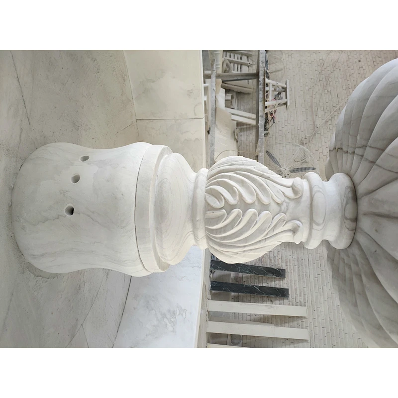 3 tier outdoor water fountain for garden/large stone fountain
