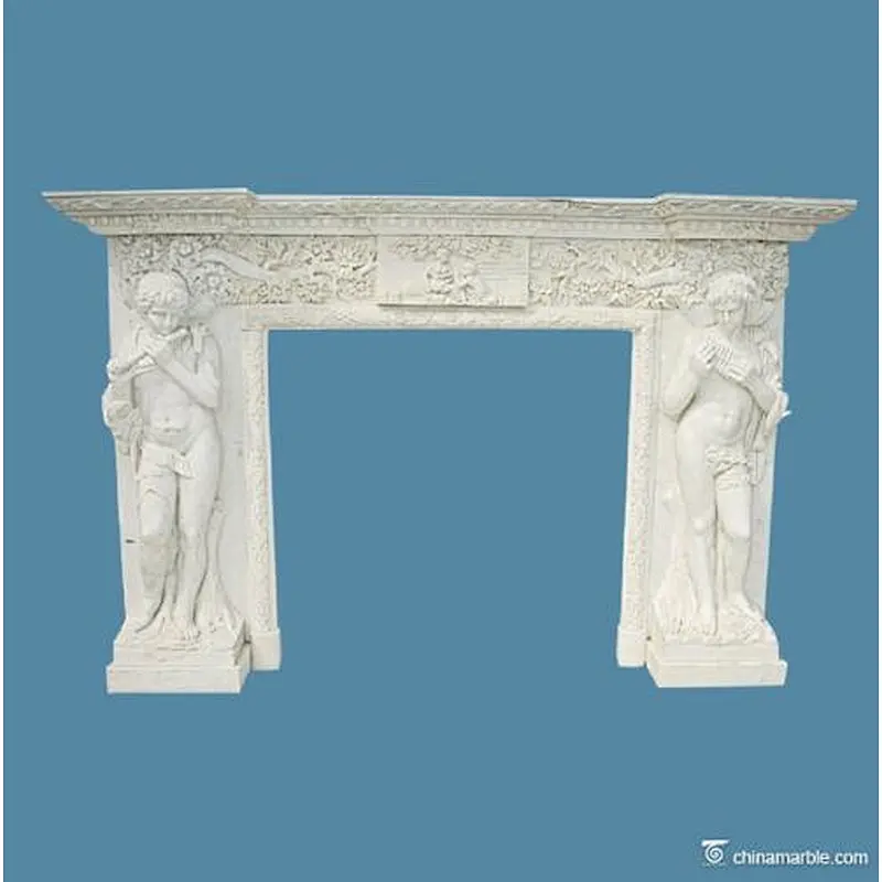 Travertine Fireplace/limestone fireplace/marble fireplace mantels