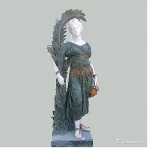 lady with vase statue/female statue/marble statue/figure