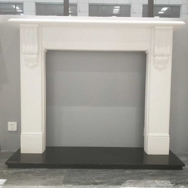 white marble fireplace surround/irish fireplace stone marble fireplace