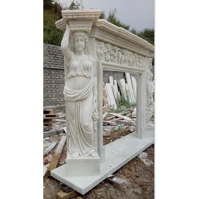 Indoor used fireplace mantel/free standing fireplace/decorative fireplace