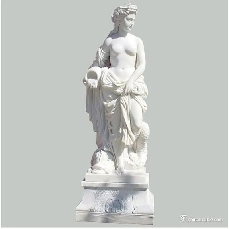 beautiful girl statue/marble statue of beautiful girl/winged angel statue