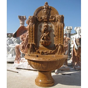 nude boy garden fountain/garden marble fountain/outdoor wall fountain