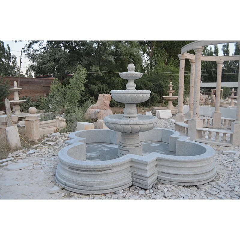 stone water fountain