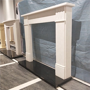 Marble Stone Fireplace Frame/natural marble mantels