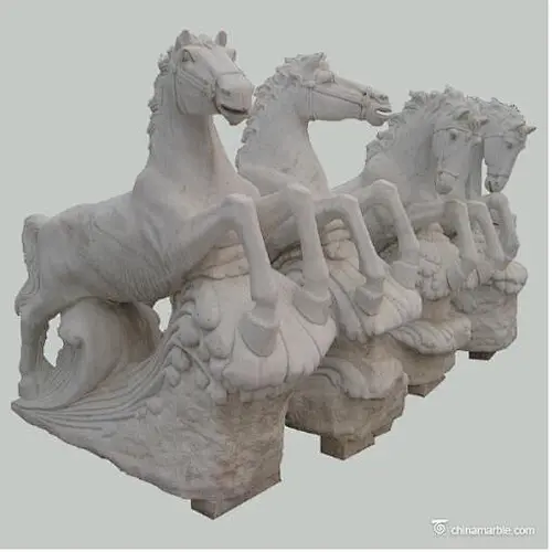 Horse Sculpture/Antique Horse Statue/marble animal statues