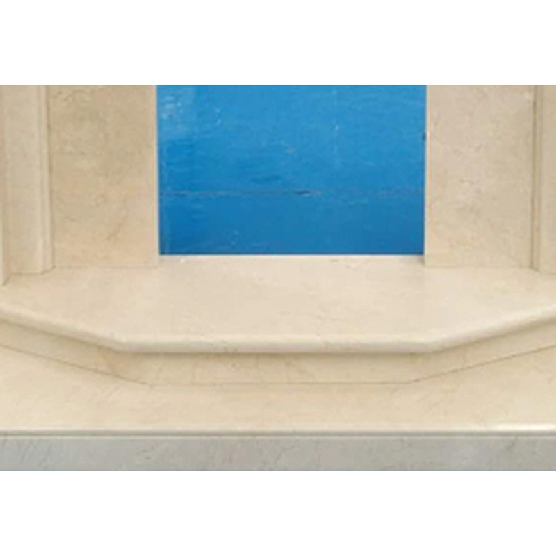 Modern Simple Style Marble Stone Beige Fireplaces with Cheap Price
