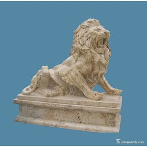 roaring lion statue/lying lion statue/antique lion statue
