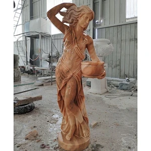 Bespoke Hand Carved New Product Natural Marble Figure Sculpture Sexy Woman Statue