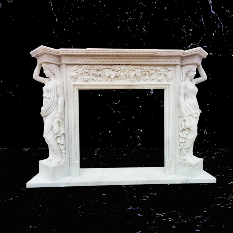 Indoor used fireplace mantel/free standing fireplace/decorative fireplace