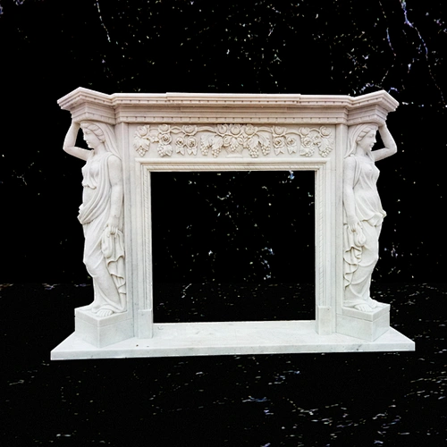 Indoor used fireplace mantel/free standing fireplace/decorative fireplace