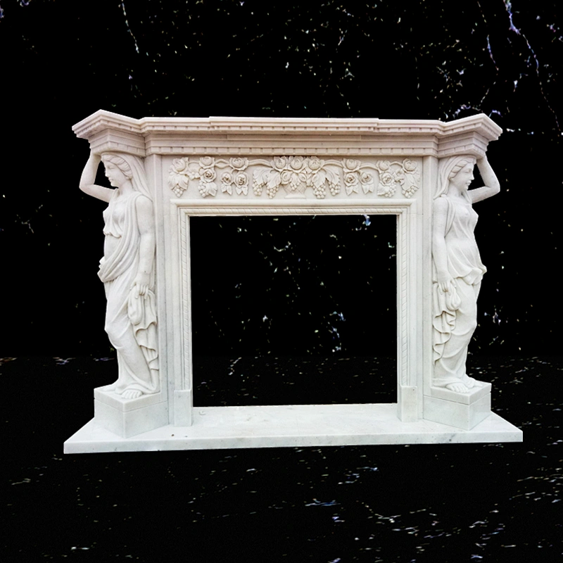 Indoor used fireplace mantel/free standing fireplace/decorative fireplace