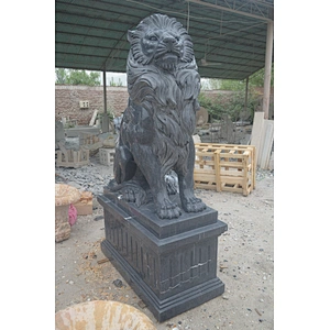 outdoor lion statue/marble stone lion statue/lion marble statue