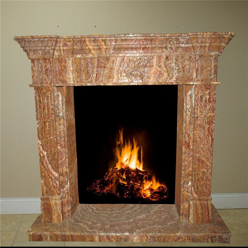 Decor European Onyx Fireplace Mantel Design/UK style fireplace