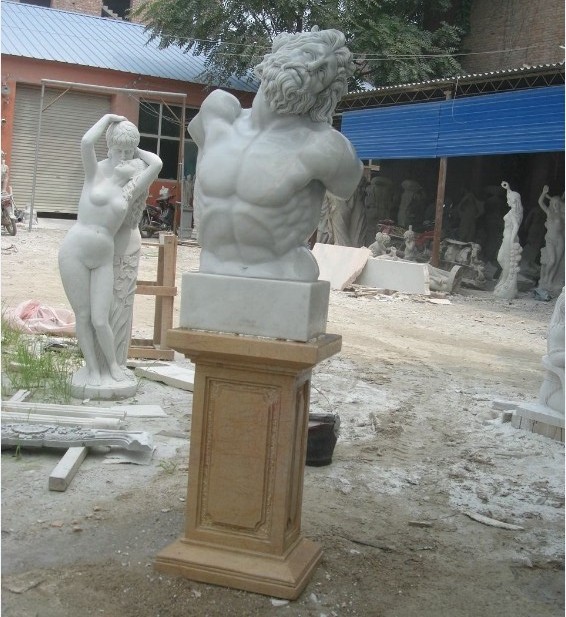bust marble sculpture/sculpture head/greek head sculpture