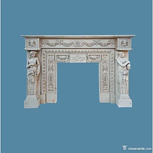 sandstone fireplace mantel/antique marble fireplace mantel