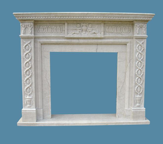 italian fireplace/mantel fireplace/marble slab fireplace surround