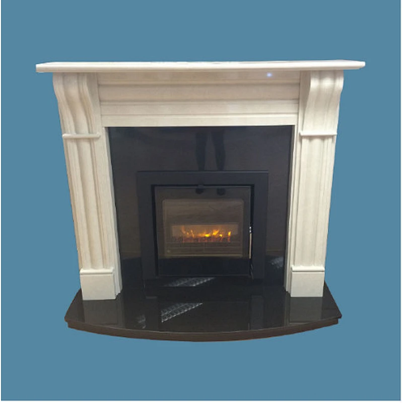 Custom Designed Factory Wholesale Marble Carved Decorating Fire Places