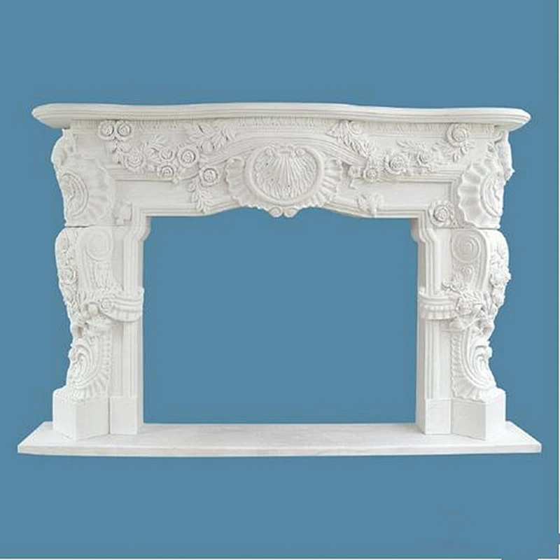 Wholesale Cheap Freestanding Marble Fireplace Mantel