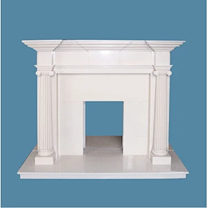 limestone fireplace mantel/limestone fireplace surrounds/freestanding fireplace surround