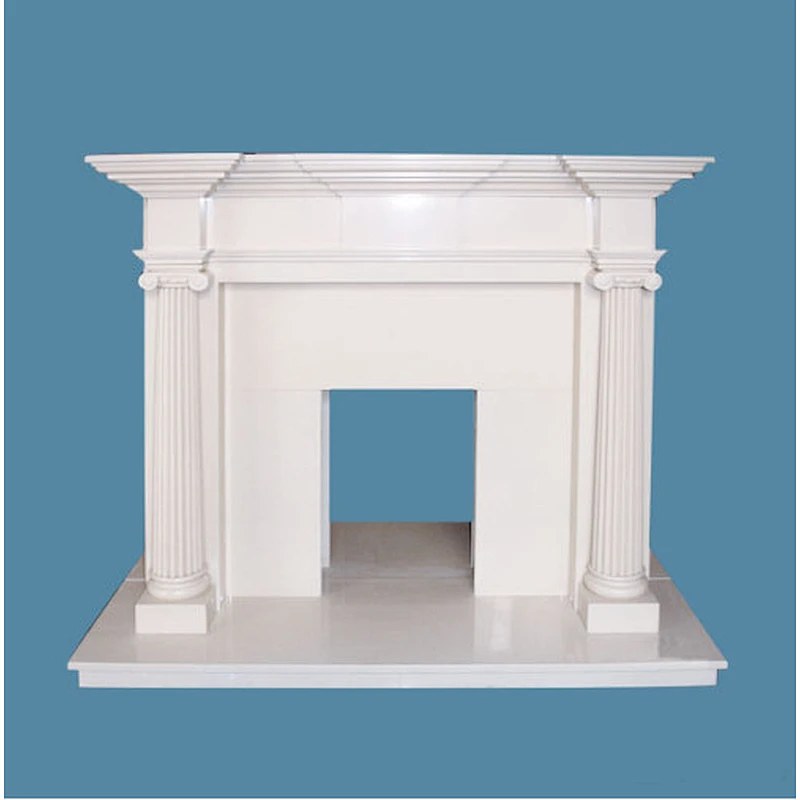 limestone fireplace mantel/limestone fireplace surrounds/freestanding fireplace surround