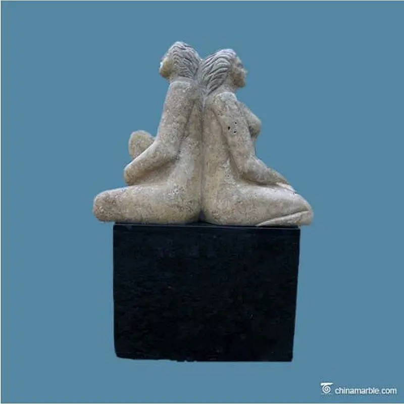 swan sculpture/abstract animal sculpture/marble swan sculpture